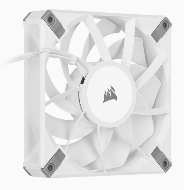 Ventilator / radiator carcasa Corsair AF120 ELITE, 120mm, white - imagine 12