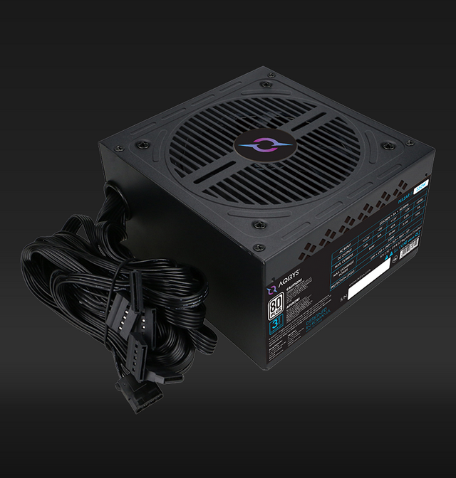 Sursa Aqirys Pulsar SI 550W 80 Plus White, ATX 12V - imagine 3