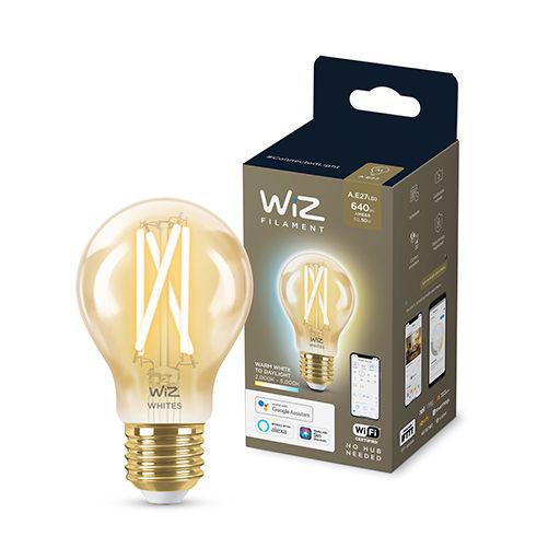 Bec LED inteligent vintage (decorativ) WiZ Connected Filament Gold A60 - imagine 4